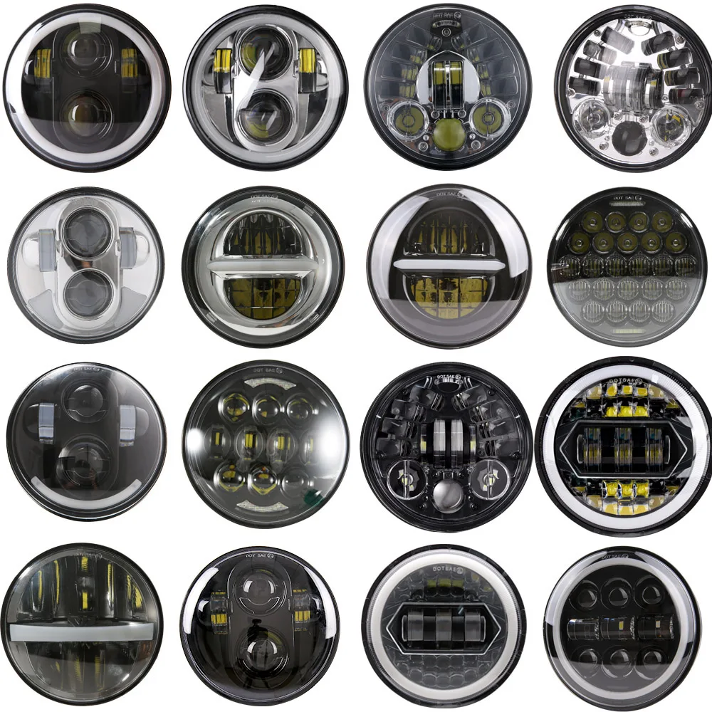 Éclairage avant moto 5,75 pouces : le guide complet pour choisir le bon boîtier LED pour Harley Chopper