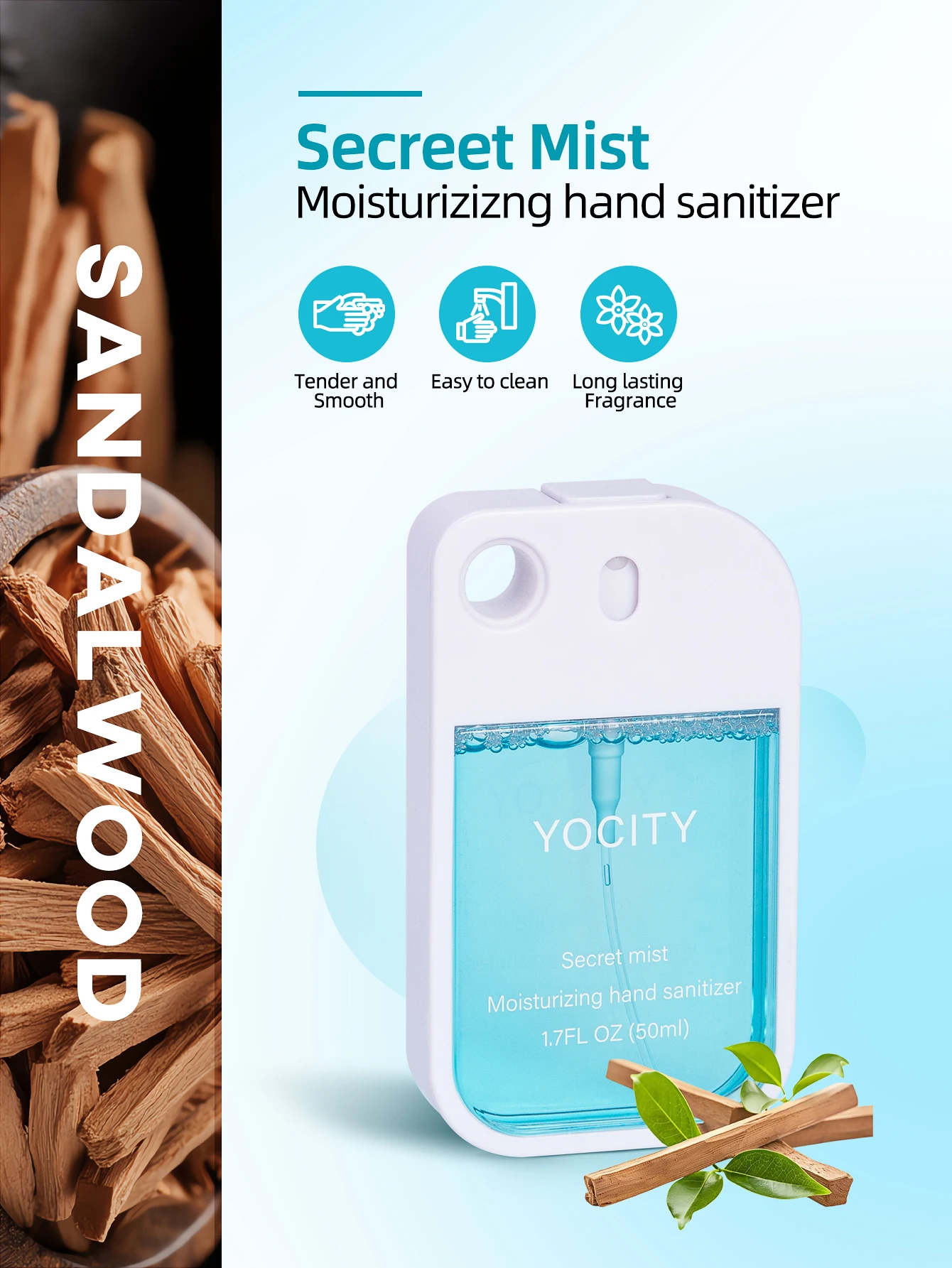 50 ml Lufterfrischer, Auto-Duftspray, frische Luft, langanhaltender Duft, Badezimmer, Hotel, Valentinstagsgeschenke, Händedesinfektionsmittel – Detail 5