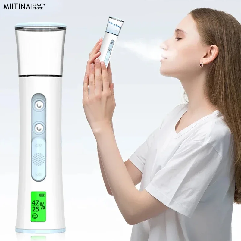 

Sprayer Nebulizer Machine For Eyelashes Mini Face Steamer Sprayer Portable Hydrating Nanometer Nebulizer Beauty Spray Hydrating