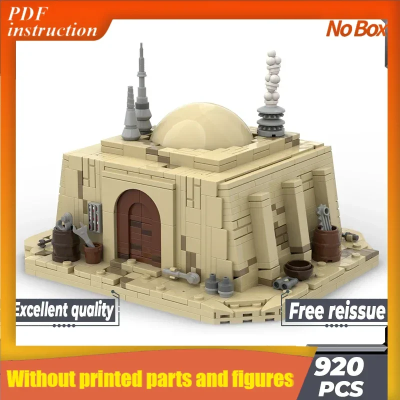 Christmas Moc Building Bricks Famous Star Movie Model Hut From Battlefront 2 Technology Modular Blocks Gift  Toy DIY Set Assembl
