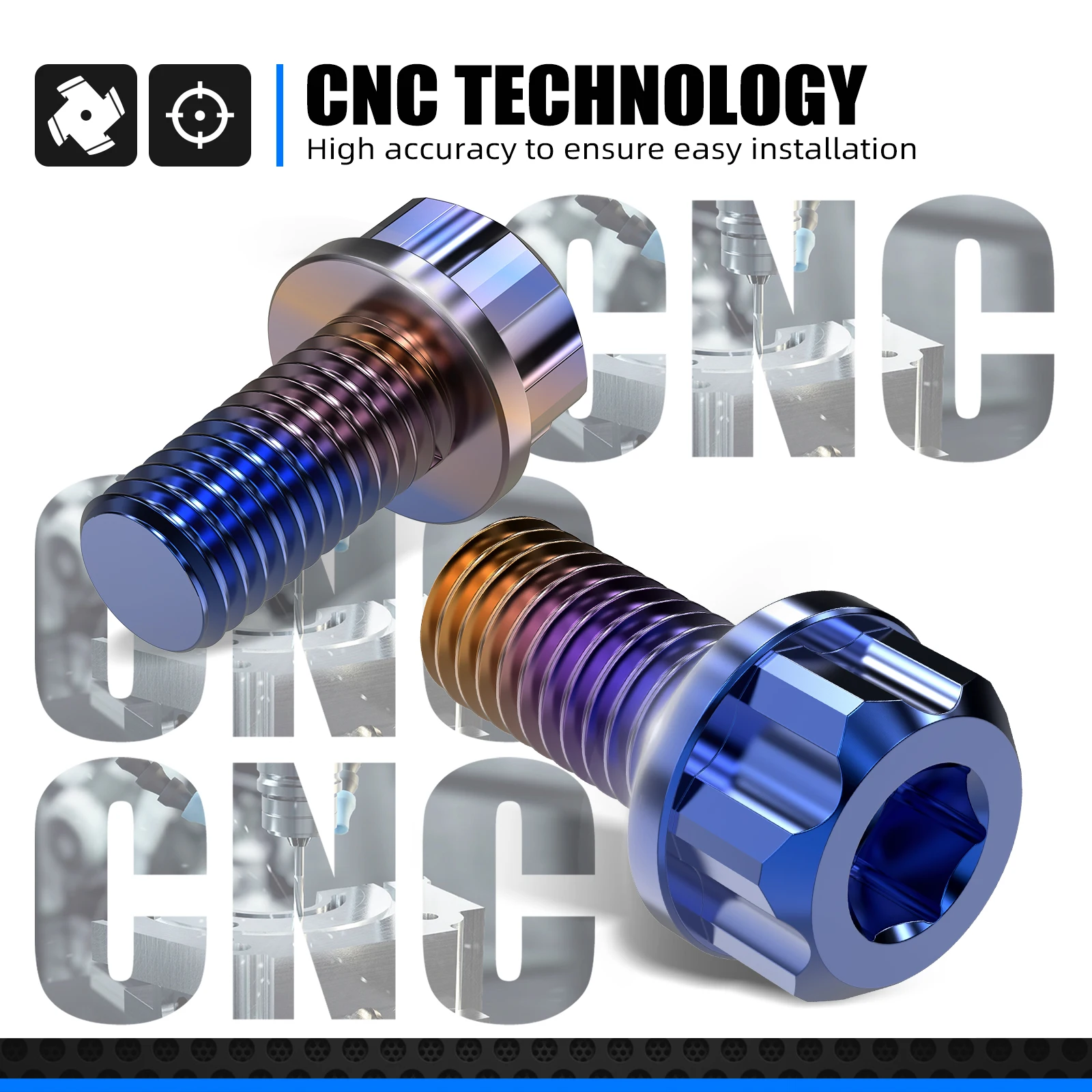 NICECNC 48T ضرس خلفي ومسامير ضرس خلفي لـ Surron light bee X light bee S L1E Segway X160 Segway X260 Sur-ron جزء الدراجة