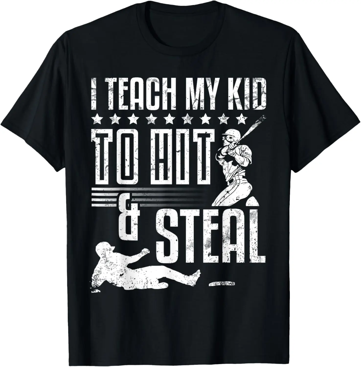 

Футболка Baseball Coach Daddy Players I Teach My Kid To Hit And Steal