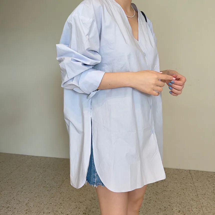 Chemise boutonnée à manches longues pour femmes et filles, chemisier décontracté, vêtements pour femmes, mode pour dames, BVy6001