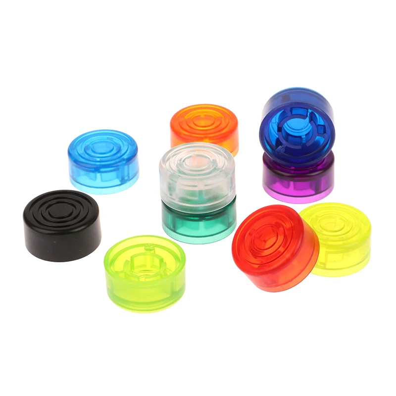 5pcs Guitar Effect Pedal Foot Nail Cap Parts Foot Switch Toppers Knob Plastic Bumpers Footswitch Protector Accessories