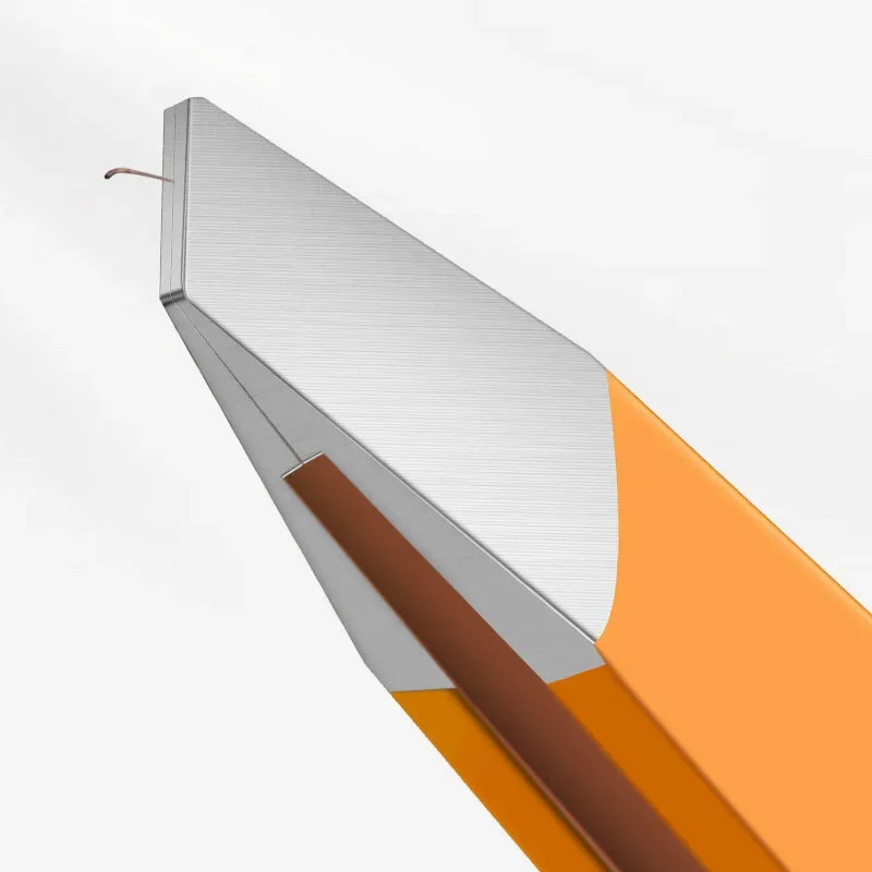 Fournitures de maquillage pour sourcils, outils, pincettes colorées, beauté des cheveux fins, extracteur de poils fins, en acier inoxydable, élimination des pinces à sourcils inclinées