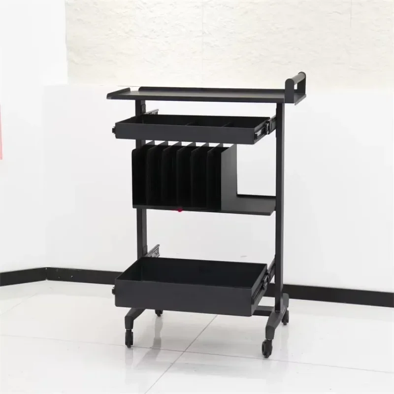 

Стеллаж для хранения на тележке, многофункциональная многослойная тележка для инструментов для салона с высоким качеством