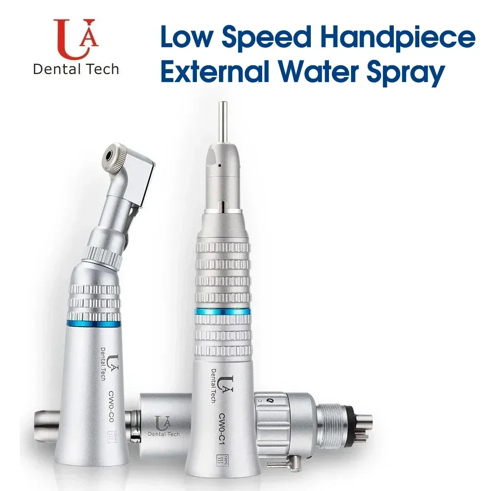 UA CW0 Dental Low-Speed Handpiece: External Water Air Path, Polishing Master, German Bearings, Stable Clip Structure, Low Noise