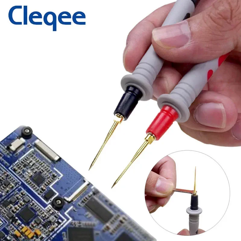 25 個のマルチメーターシリコンテストリードキット、交換可能なニードルスパナワニ口クリップ付き、4mm バナナプラグからテストフックケーブルまで