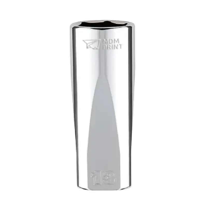 

3/8 in. Drive 13mm Metric 6-Point Deep Socket with FOUR FLAT Sides
