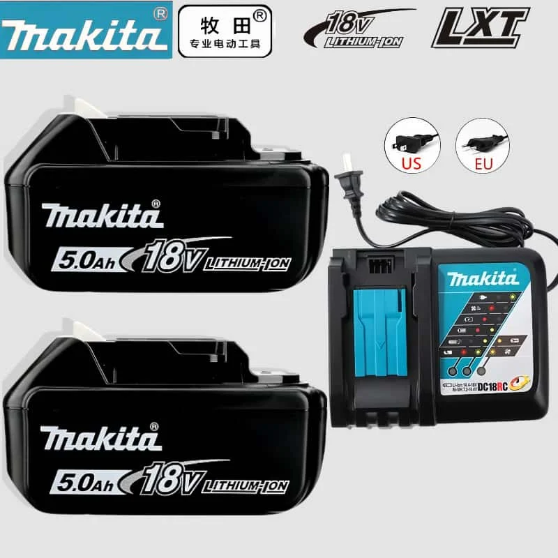 

Original Makita 18650 18V battery 6.0Ah Power Tool Rechargeable Battery, for Makita DTD172 TW004G DTW190 DTW285 LED Lithium-ion