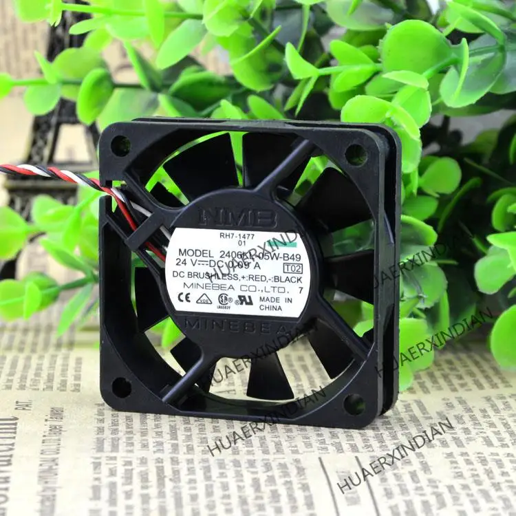 

New 6015 24V 0.09A 6CM/ 2406KL-05W-B49 Cooling Fan Assembly Kit