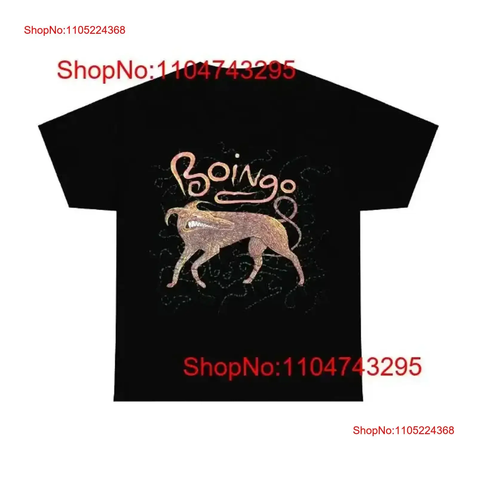 Rare Oingo Boingo 1990 Band Cotton T Shirt For Fan Black vintage Washed Stretched Breathable homme designer clothes Comfortable