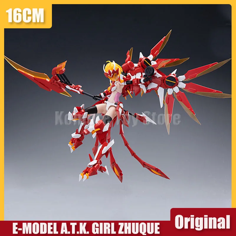 

Original 16cm E-Model Atk Girl Series Anime Figure Model Zhuque Action Figurine Alloy Assembly Model Doll Toys For Childs Gifts