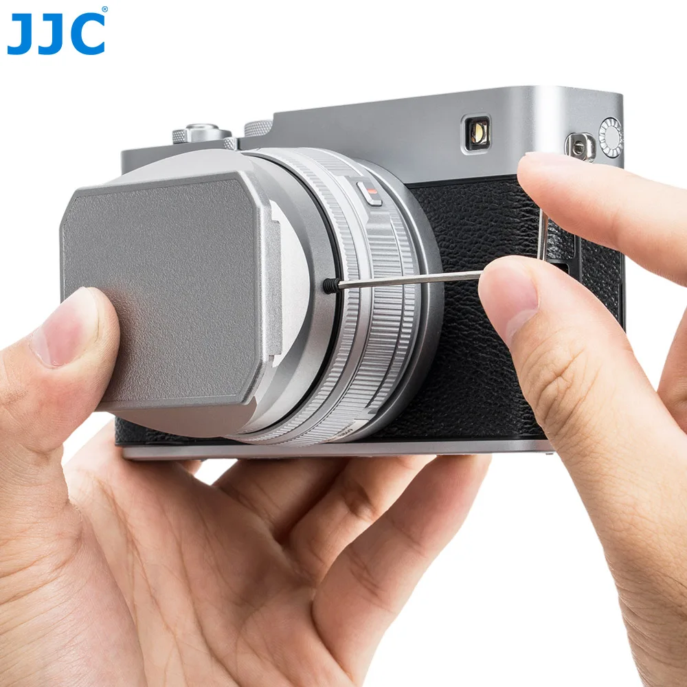 JJC Gegenlichtblende für Fujifilm XF 27mm f/2.8 R WR Objektiv, XF 23mm F2.8 R WR Objektiv mit Objektivkappe ersetzt LH-XF27 Gegenlichtblende – Detail 17