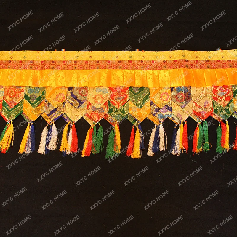 500CM long Wholesale Buddhist supply Buddhism HOME Temple buddha Hall Wall Deco Enclosing curtain draperies WEIMAN