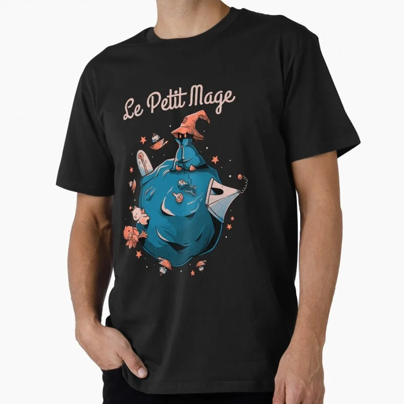 

FFIX Black Mage Vivi Ornitier Le Petit Mage Final Fantasy Gift T shirt Short Sleeve Graphic Clothes All size tops S-6XL