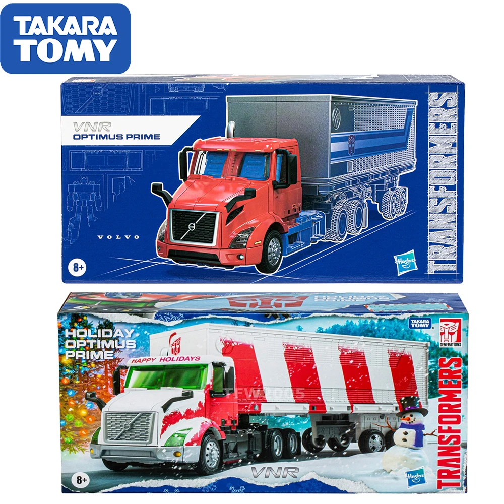 

Stocked Original Hasbro Transformers Generations Volvo Vnr 300 Optimus Prime Collectible Model Toys Action Figures Gifts for Fan