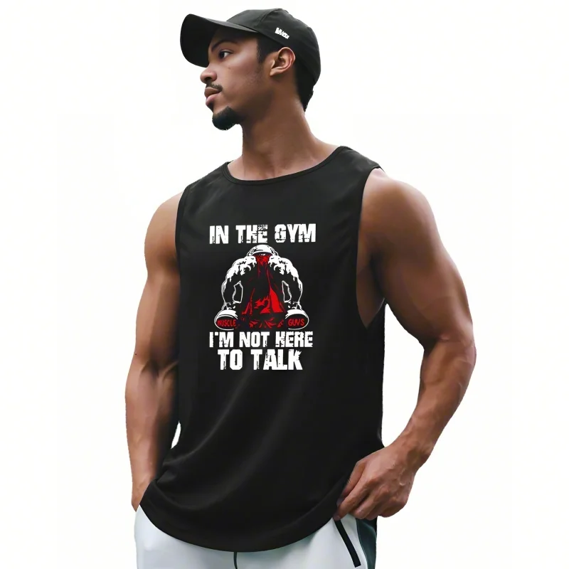 

Mens Running Vests Summer Mesh Quick Drying Fitness Clothing Loose Sports Tank Tops Men Gym Singlets Workout Sleeveles T-Shirts