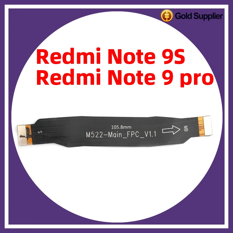 Dla Xiaomi redmi note 9S note 9 pro Płyta główna Płyta główna Złącze Flex Cable Wymiana