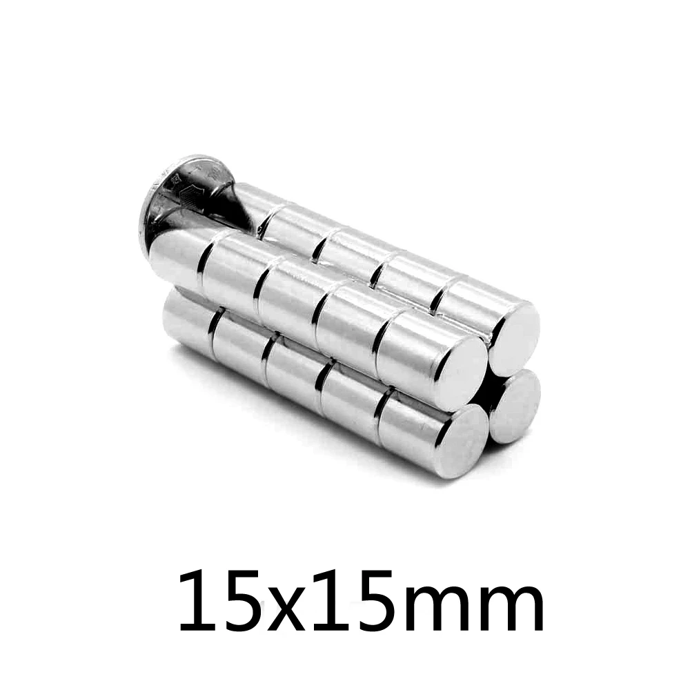 15x15mm Thick Strong  Magnets Round 15x15 mm For Home Refrigerators, Offices DIY 15*15