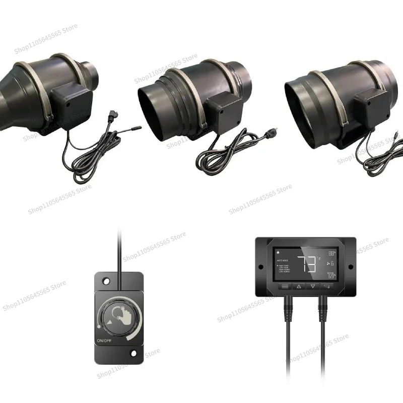 For Intelligent Control Speed Regulation Pipeline Fan Air Conditioner Strong Wind Exhaust Fan Ventilation Exhaust Fan