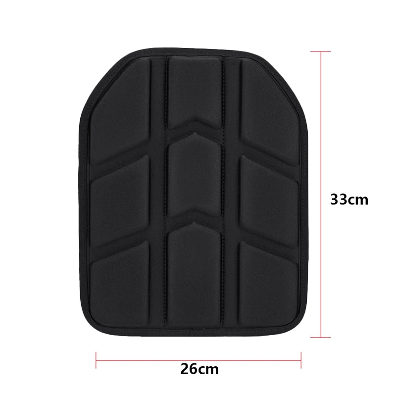 Taktische Westen mit integrierter, verdickter Polsterung, EVA-Pads, gefütterte, atmungsaktive Rückplatten, 1 Paar