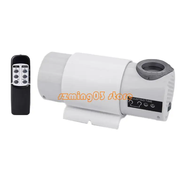 

H9EC Remote Control LED Projection Alarm Clock with Adjustable Brightness Multiple Alarm Sounds for Easy Nighttimes Viewing