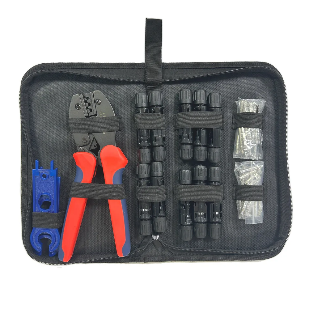 

1set Professional Solar PV Tool Kit LY-2546B Crimping Pliers Wrenches Connectors Solar Panel Installation PV System Setup