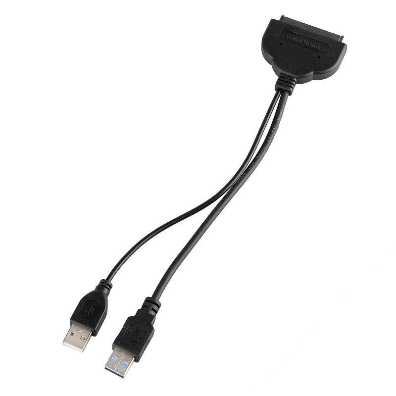 

Z 2.5 SATA SSD to USB 3.0 Cable Laptop HDD External Data Power Wire Lead Adapter