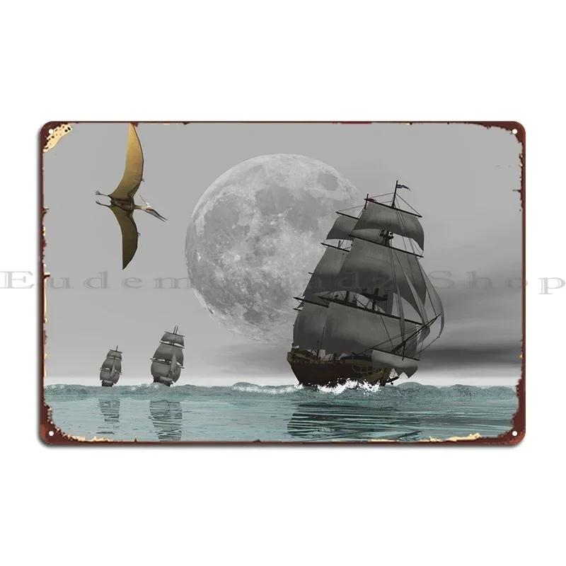 The Journey Continues Metal Sign Plaques Wall Mural Party Garage Iron Club Tin Sign Poster