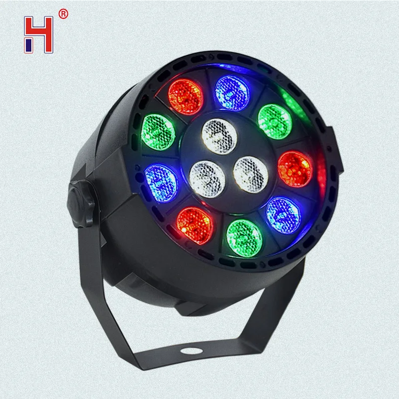 

Mini Led Par 12x3W RGBW Flat Strobe Stage Ligh DJ Equipment By DMX512 Control Effect For Events Night Disco KTV Party Bar