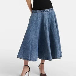 Women's Midi Skirt 2024 Trend Long Skirt Woman Restore Ancient Ways Luxury Elegance Y2k Skirts Maxi Summer Elegant Clothing