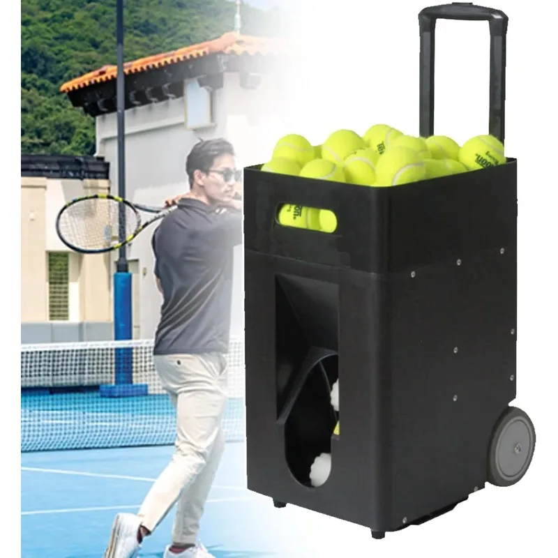 High Quality Professional Portable Tennis Ball Launch Machine ABS Plastic Wholesale Tennis Training Equipment