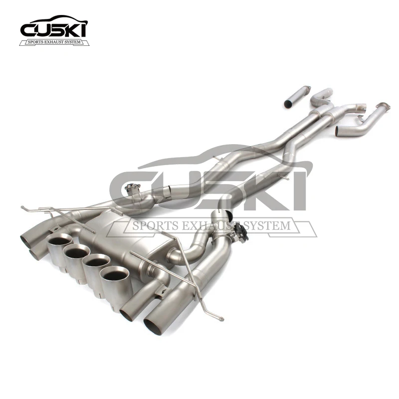 Catback Exhaust For BMW M3 M4 G80 G82 G83 3.0T 2019-2023 Catless downpipe Exhaust valve control Exhaust System