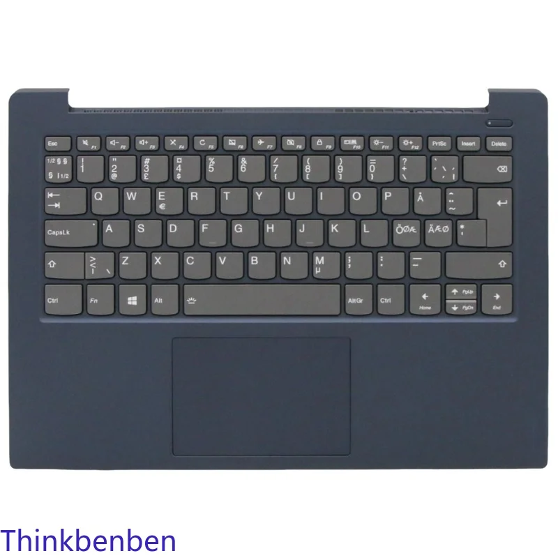 Carcasa Superior para Teclado NDC Nordic Blue, Reposamanos para Lenovo Ideapad S340 14 14IWL 14API 14IIL 14IML 5CB0S18605