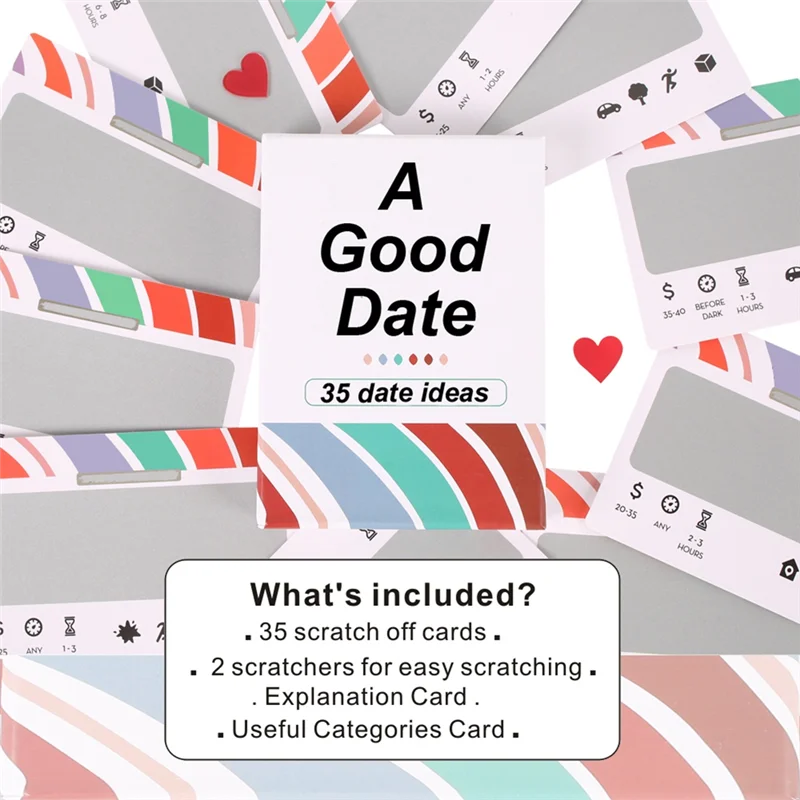 WOWFU-A Good Date Ideas Gioco Scheda della squadra Divertimento e avventuroso Data Night Box Puzzle Gioco da tavolo Esperienza della squadra Gioco interattivo