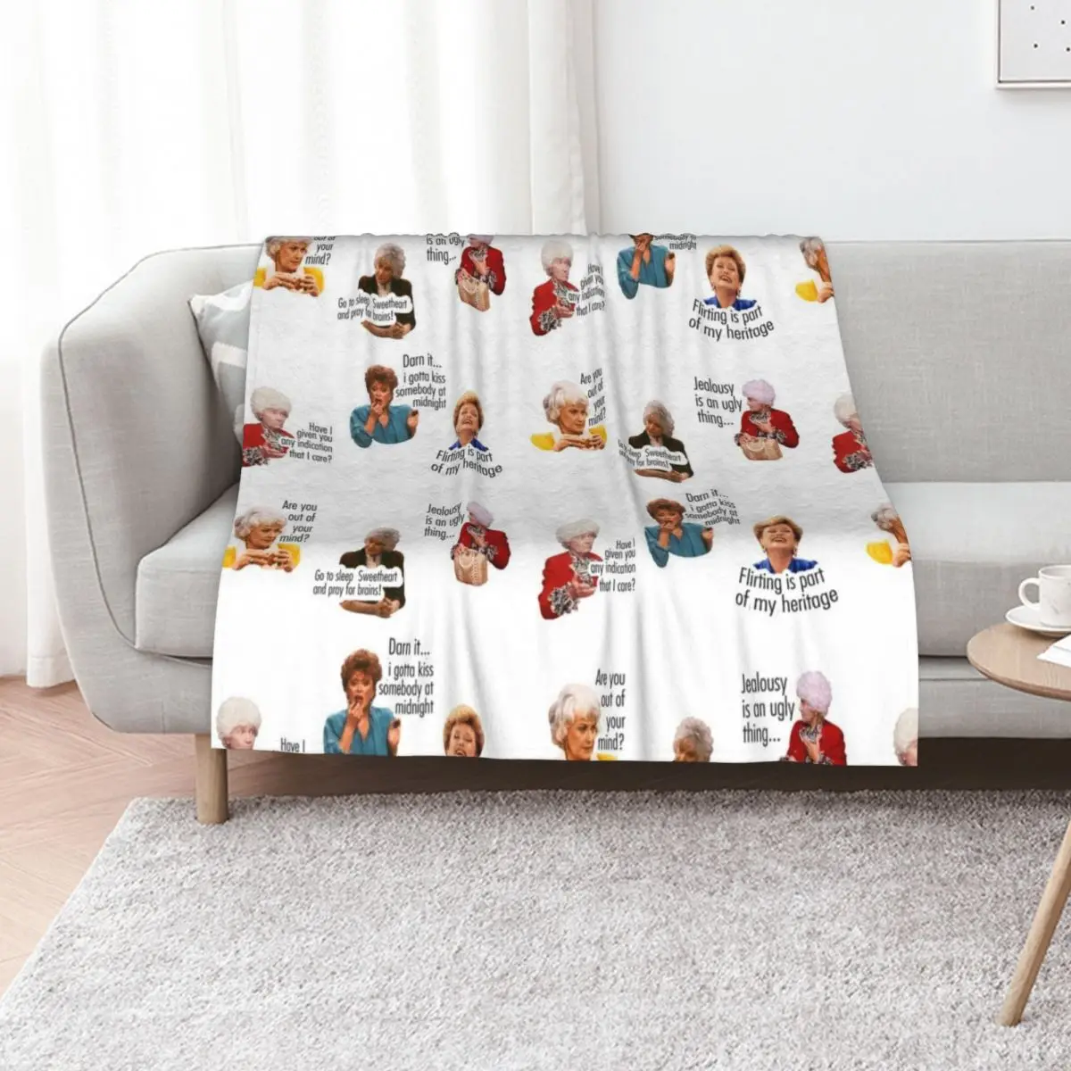 

Golden Throw Blanket wednesday Plush Luxury Throw for sofa Blankets