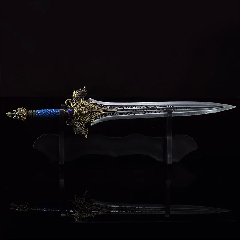 30 cm/11.81in World of Warcraft Ryan King's Sword jeu périphériques couteau katana tête de Lion épée arme en métal modèle garçon jouets cadeaux