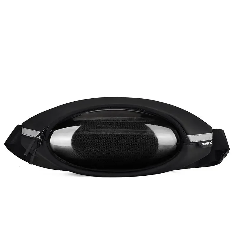 Bolso de pecho transparente de alta calidad para hombres, paquete de cintura de Fitness deportivo, bolso de mensajero de hombro de viaje de ocio,