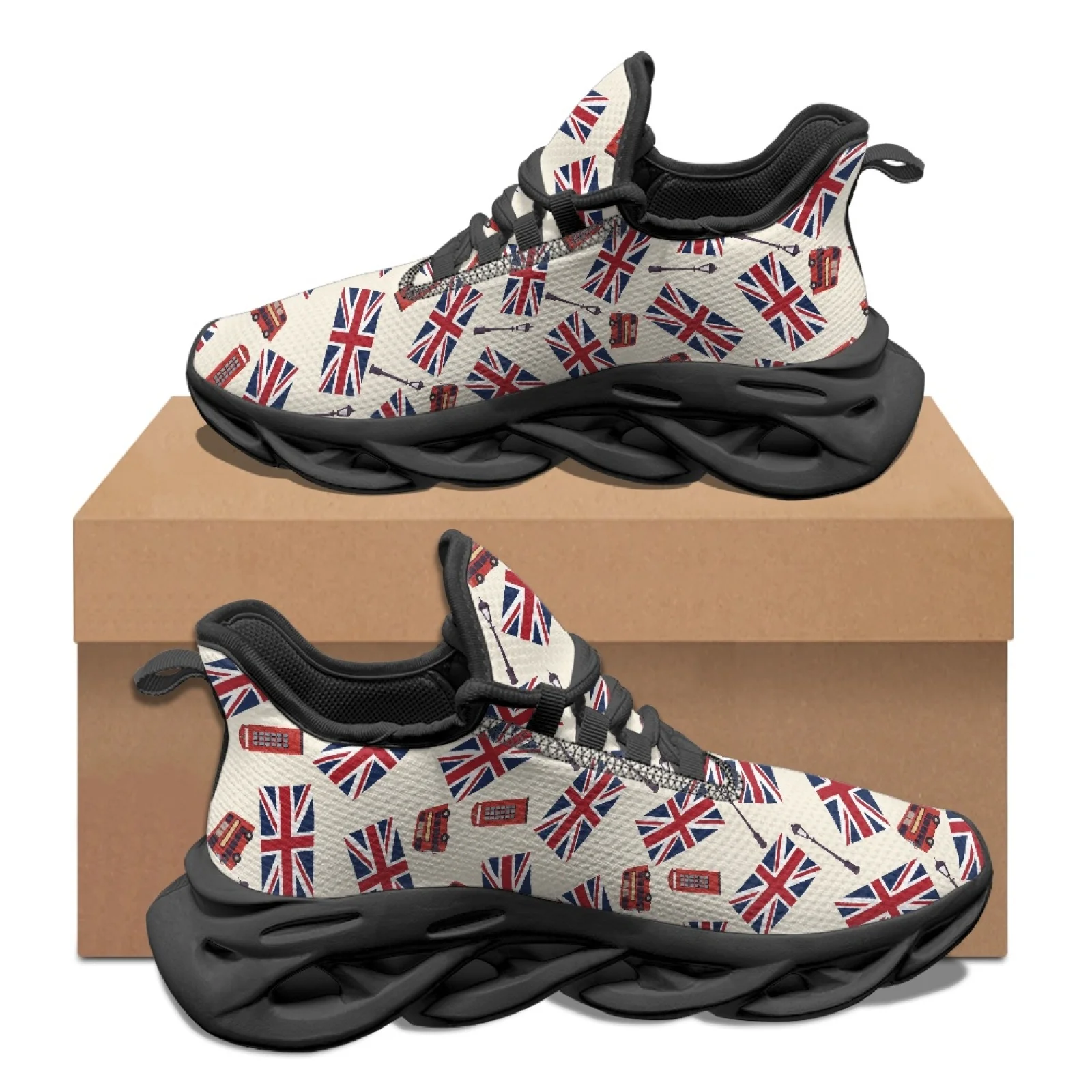 Men Shoes Uk - PENSTROLL UK Union Jack Sepatu Sneakers