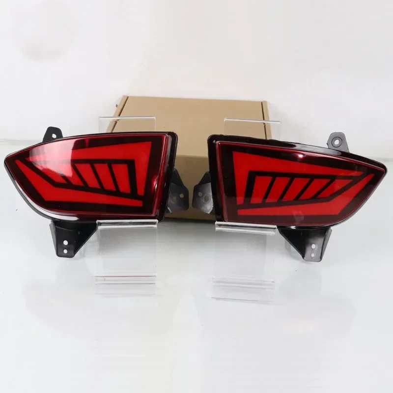 

Car LED Rear Reflector For Honda Pilot 2019 2020 2021 2022 Sequence Signal indicator Bumper Lighting Upgrade Accessories