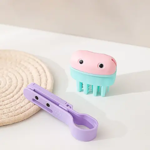 Mini forbici per capelli portatili Trimmer Strumento per taglio di capelli da viaggio per la casa carino per adulti Bambini Artefatto per taglio manuale dei capelli Presa facile Sicura