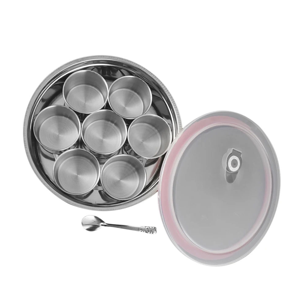 

Stainless Steel Spice Container Metal Jars for Spices Kitchen Seasoning Jar Condiment Bottle Large Capacity Easy Clean Home