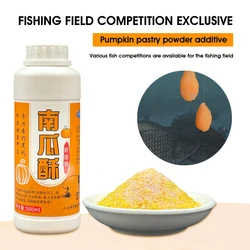 Competitive Fishing Pumpkin Crisp 400g Fishing Additive Shrimp Bait Formula Special Fish Bait Formula for Artificial Fishing Grounds and Competitive Fishing Competitions