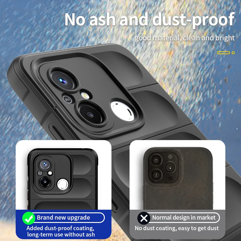 Funda de silicona líquida para Xiaomi Redmi Note 12 13 Pro Plus Note13 12C 12S 13C 13X POCO C65 F5 X5 F6 X6 M6 Pro 4G 5G