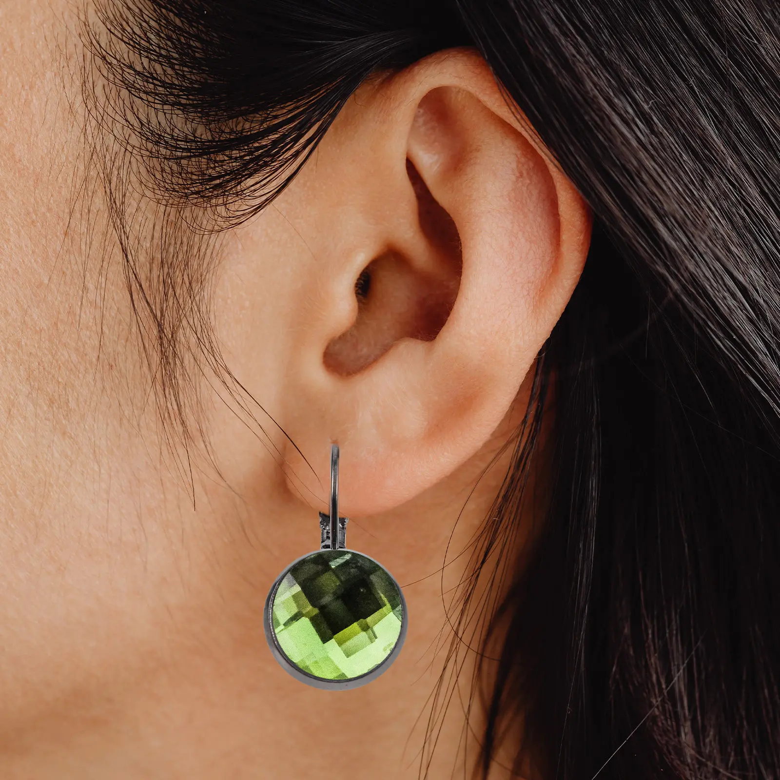 

20Pcs Blank Earring Bezels Sturdy Anti-Wear Trays for DIY Earring Making with Resin Gemstones Embellishments Jewelry Crafting