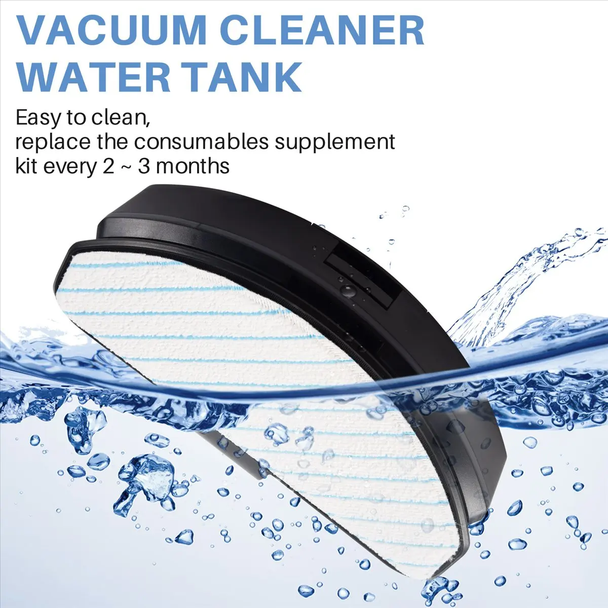 

Vacuum Cleaner Water Tank Mop Cloth for OZMO T8/T8+/T9/T8MAX/T8 OZMO PRO Vacuum Cleaner Parts