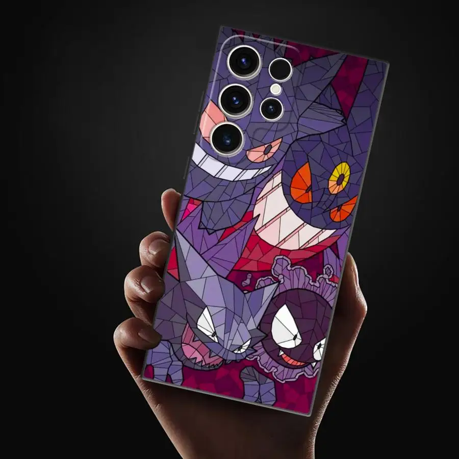 P-Pok é mon-Samsung Galaxy用のソフトケース,s25 plus,ultra,s24,s23,s21,s20,s22,fe