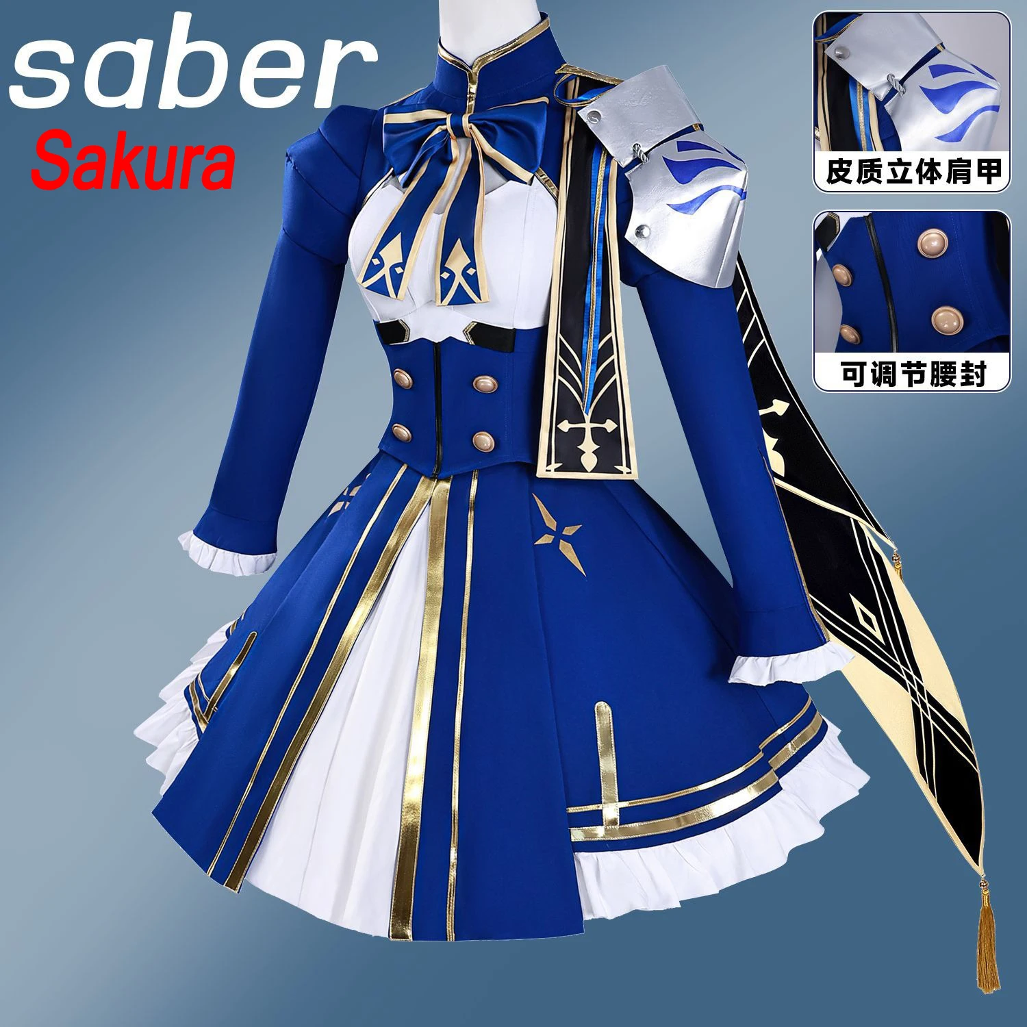 

Honkai Star Rail saber Cosplay Costume Carnival Uniform Anime Halloween Costumes Women Game