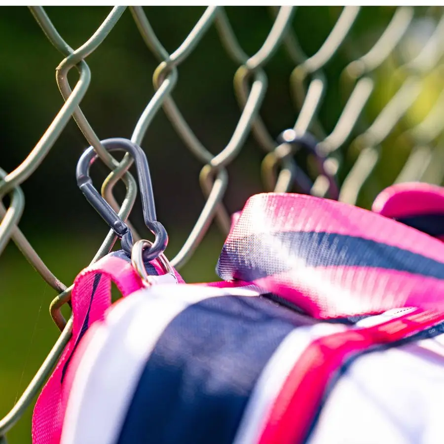 Torba na pickleball dla kobiet w stylu prepster z haczykiem na ogrodzenie, torba typu tote z kieszeniami na butelkę z wodą, rakietki, piłki, akcesoria